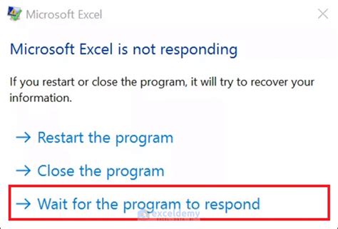 how to fix not responding without closing