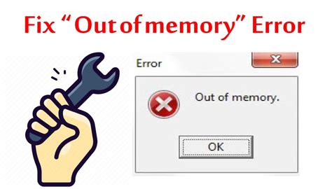 how to fix out of memory error