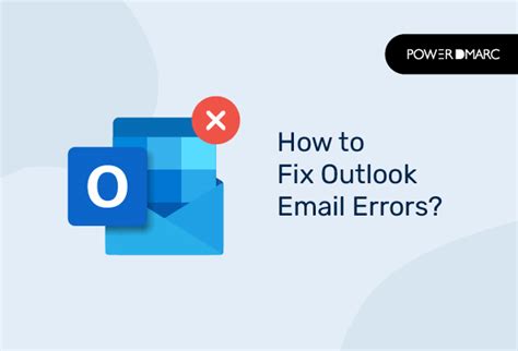 how to fix outlook email error