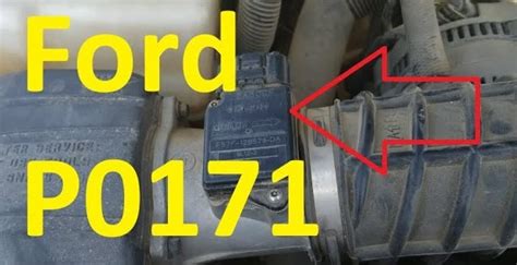 how to fix p0171 code ford ranger