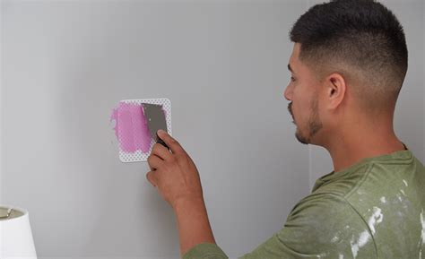 how to fix paint patches on wall