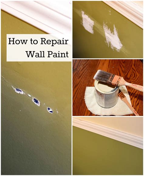 how to fix paint scrape on wall