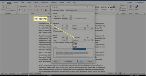 how to fix paragraph spacing in word