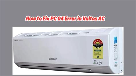 how to fix pc 04 error in carrier ac