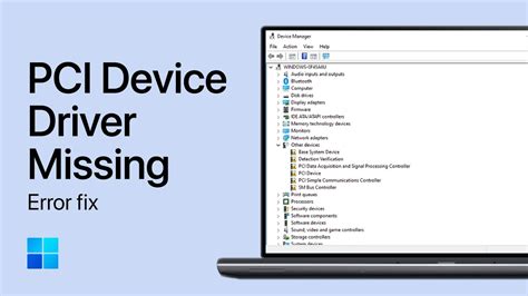 how to fix pci device error