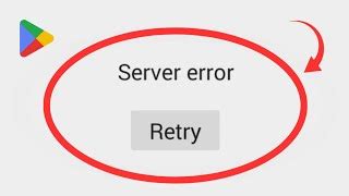 how to fix play store server error retry