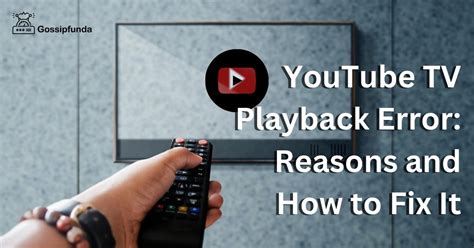 how to fix playback error on tv