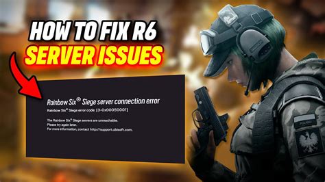 how to fix r6 connection error pc