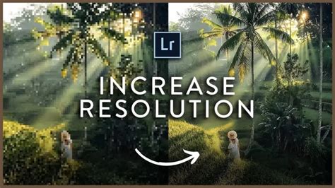 how to fix resolution on lightroom