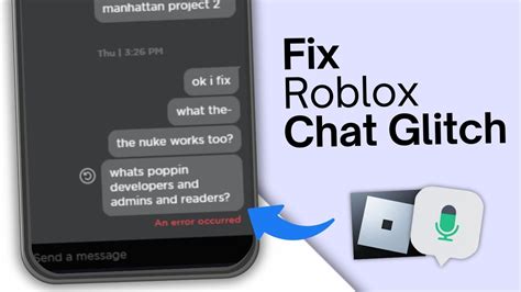 how to fix roblox chat not working mobile