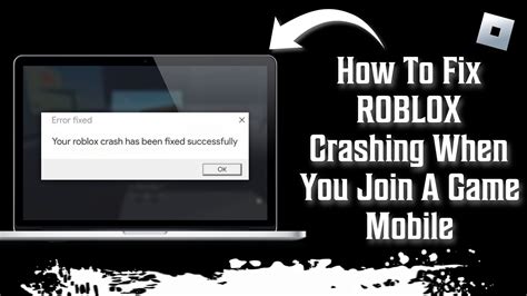 how to fix roblox crashing mobile