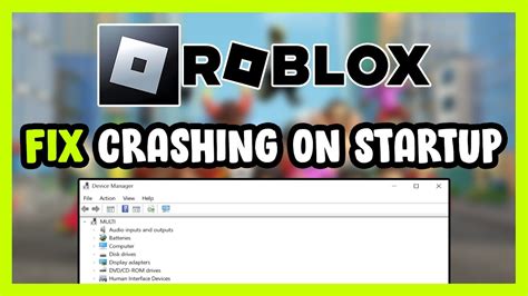 how to fix roblox crashing on startup