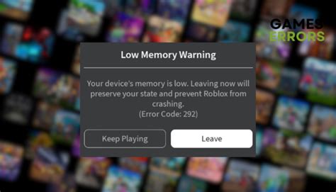 how to fix roblox error code 292