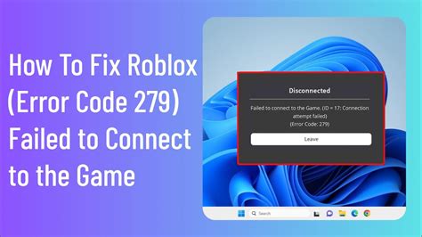 how to fix roblox failed to connect