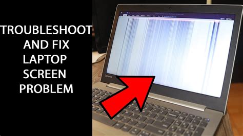 how to fix screen problem in laptop