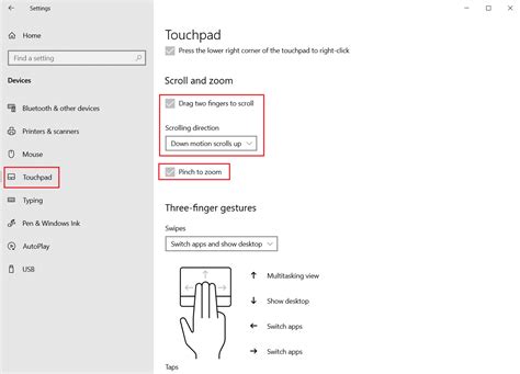 how to fix scroll on touchpad windows 10