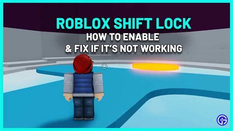 how to fix shift lock on roblox pc