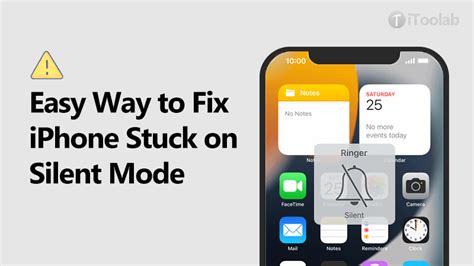 how to fix silent mode on iphone
