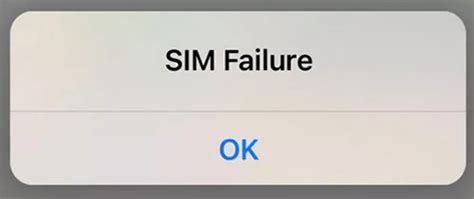 how to fix sim card failure iphone