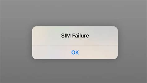 how to fix sim failure on iphone