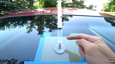 how to fix small rock chips on windshield