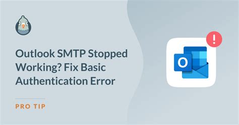 how to fix smtp error in outlook