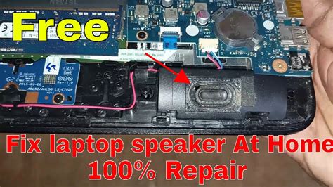 how to fix speaker problem in laptop