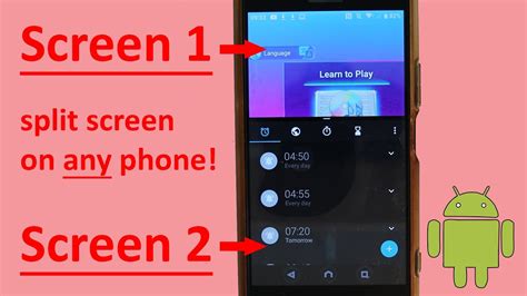 how to fix split screen on android phone
