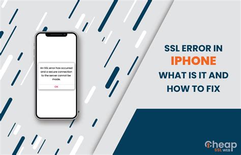 how to fix ssl error on iphone