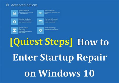 how to fix start windows 10