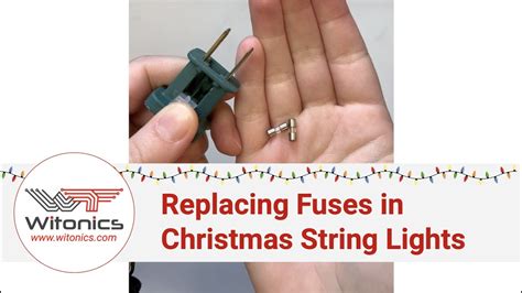 how to fix string lights fuse
