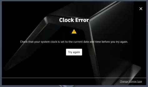 how to fix system clock error