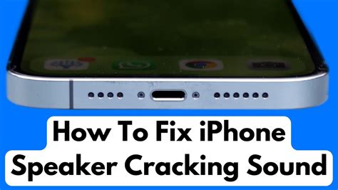 how to fix the top speaker on iphone