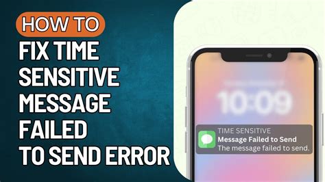 how to fix time sensitive message failure on iphone