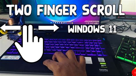 how to fix touchpad not scrolling windows 11
