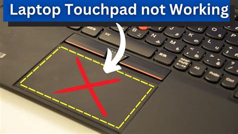 how to fix touchpad not working properly