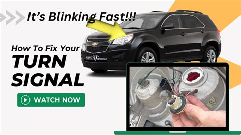how to fix turn signal blinking fast