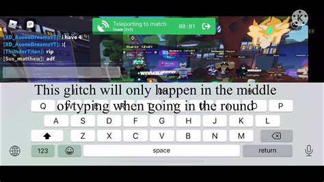 how to fix typing glitch on roblox
