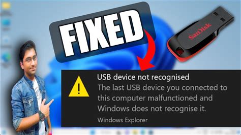 how to fix unspecified usb device windows 10