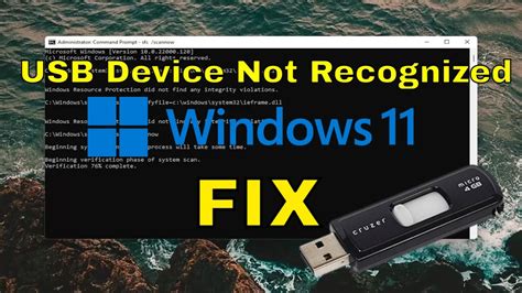how to fix usb device not recognized error on windows 11