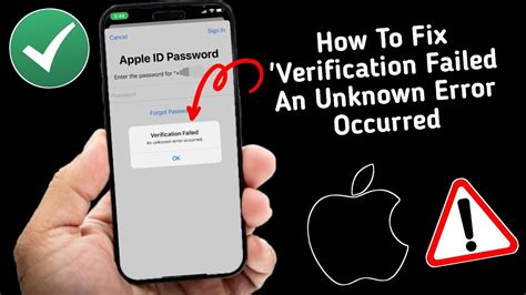 how to fix verification failed on iphone 6