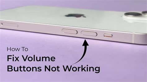 how to fix volume button not working on iphone