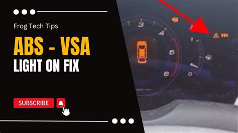 how to fix vsa light in car
