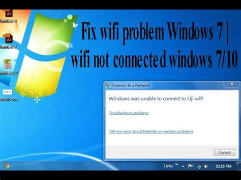 how to fix wifi troubleshoot problems windows 7