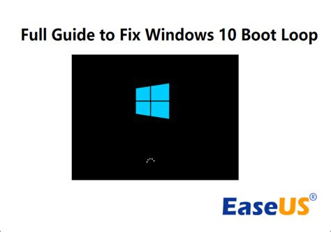 how to fix windows 10 boot loop