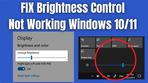 how to fix windows 10 brightness control not working issue