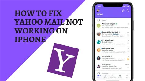 how to fix yahoo mail not working on iphone