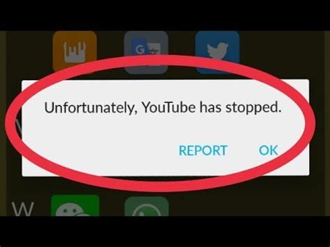 how to fix youtube has stopped working