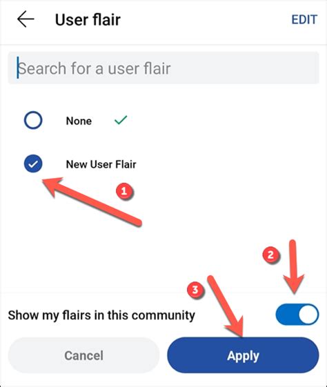 how to flair on reddit mobile