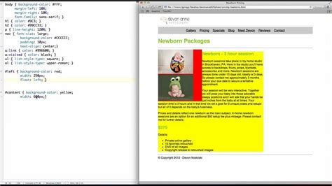 how to float an image in html